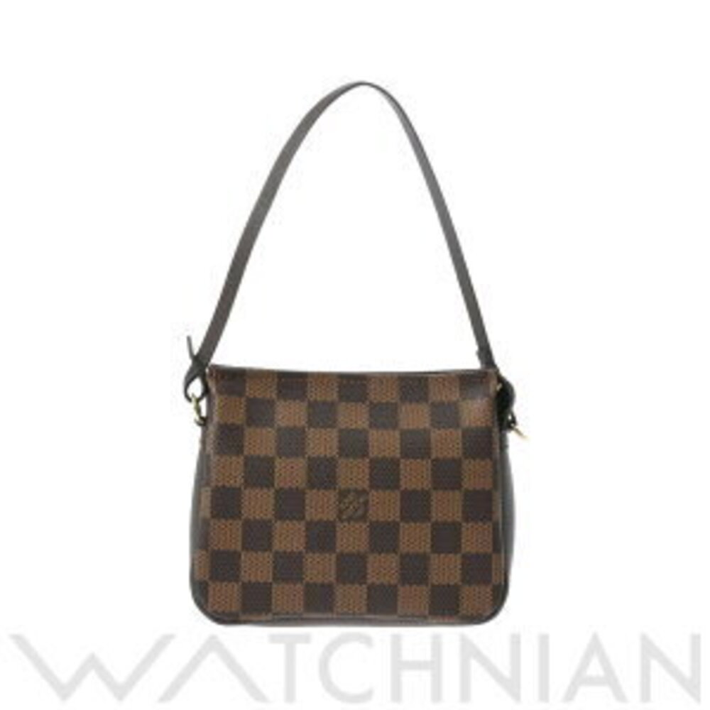 Louis Vuitton Damier Trousse Makeup Brown Canvas Accessory Pouch